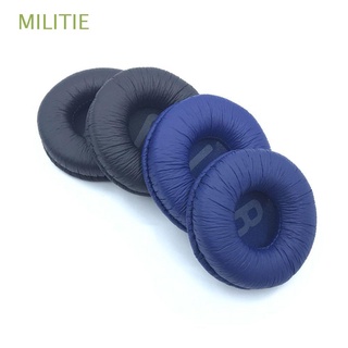 MILITIE 2 Pairs Protein Leather Ear Pads Soft Cushion Cover Replacement New Accessories Headset Headphone Foam