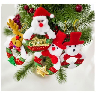 [Productos de navidad] 12PCS navidad muñeco de nieve Santa productos de decoración del hogar/decoración de casa de navidad/feliz navidad boda decoración del hogar accesorios