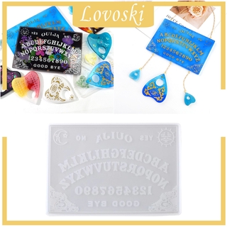 [lovoski] planchette divination board moldes para hacer joyas, ouija, tablero de resina