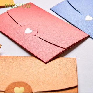 barstow invitación mini sobres boda tarjeta de felicitación sobres de papel pequeño regalo sobres estacionario para letras estampado amor 10,5 x 7 cm tarjeta de nombre/multicolor