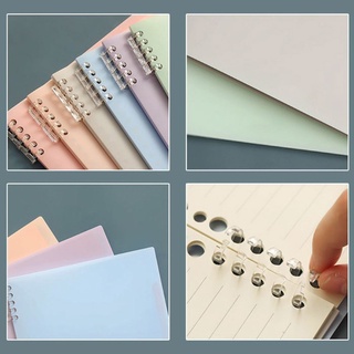 Rata 1pcs A5 B5 Morandi Color Series Binder cuaderno de papel núcleo de hoja suelta papeles (7)