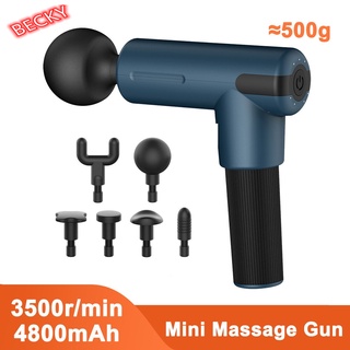 Mini pistola De masaje Muscular eléctrica masajeadora Profunda De relajación corporal alivio del dolor_BECKY (1)