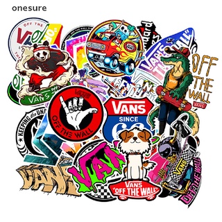 onesure 100Pcs VANS Graffiti Stickers Skateboard Laptop Luggage Guitar Bike Car Decals .
