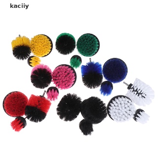 kaciiy - juego de 3 cepillos para fregar, cepillo de taladro, kit de fijación, limpieza de taladro