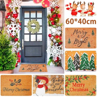 Alfombrillas de puerta alfombrillas de bienvenida antideslizantes alfombrillas decorativas de bienvenida para puerta de navidad alfombrillas de bienvenida para puerta delantera