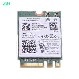 ZWI 8260NGW M.2 Wireless Network Card 2.4G/5g 867Mbps Wifi Card BT-4.2-compatible