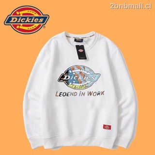 European and American fashion brand Dickies round neck cotton sweater men women loose couple sports tops
