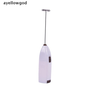 [ayellowgod] mini batidor de café eléctrico mezclador de espuma de leche espumador de huevo batidor herramientas de cocina [ayellowgod] (8)