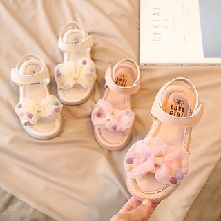 Sandalias para niña2020Verano nuevo arco princesa Zapatos estilo coreano niños bebé antideslizante suave Fondo playa zapatos (4)