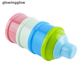 Glwg 3 Layers Baby Food Storage Box Infant Milk Powder Box Toddle Snacks Container Glow