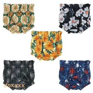 dnxxxx bebé pantalones cortos de verano suelto bloomer impreso pantalones cortos recién nacidos niños niñas harén pantalones (1)