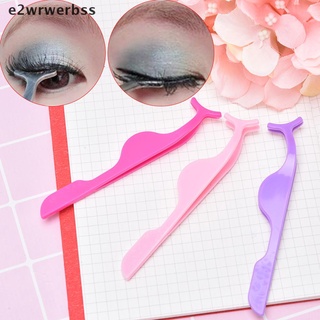 *e2wrwerbss* Plastic Eyelashes Extension Tweezers Auxiliary Clamp Clips Eye Lash Makeup Tools hot sell