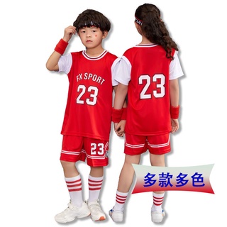 Falsos De Dos Piezas De Manga Corta De Los Niños De Baloncesto Uniforme Trajes De Camisetas Y Niñas Bebé 6.23 (3)