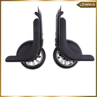 [ljuwwug] 1 par de ruedas de repuesto, ruedas de repuesto para maleta rígida, 79 mm (2)