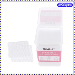 200 Pack Lint Free False Eyelash Extension Glue Cleaning Wipes Gel Remover Pad