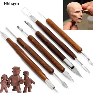 Hyn> 6pcs Clay Sculpting Wax Carving Pottery DIY Tools Shapers Polymer Modeling Gift well