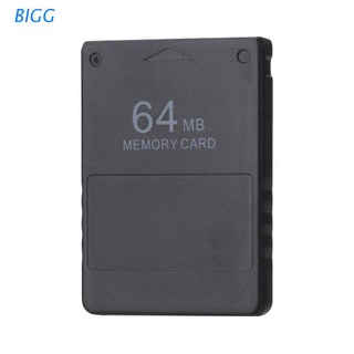 BIGG Black 64M Memory Card Game Save Saver Data Stick Module for PS2 PS