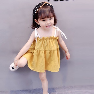 moda vestido de bebé de verano sin mangas princesa niña vestido de bebé niña vestido de ropa