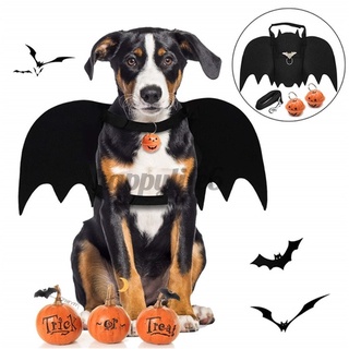 disfraz de halloween para mascotas, alas de murciélago, arnés para caminar, chaleco, correa para el pecho, con correa para perro, gato (1)