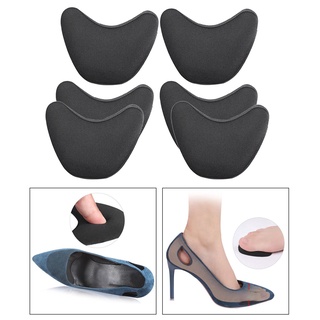 3 pares de insertos de relleno de zapatos reutilizables para el pie, color negro