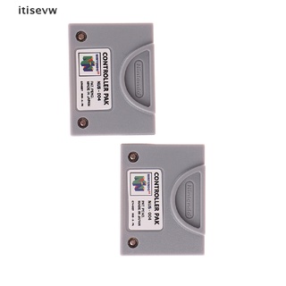 itisevw 1pc tarjeta de memoria nintendo 64 controlador n64 controlador pack de expansión tarjeta de memoria cl
