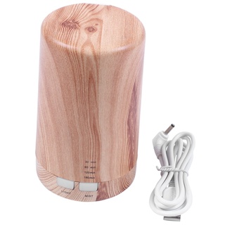 Humidificador De aire ultrasónico clásico De grano De madera/Difusor De aceite esencial De Aromaterapia Para el hogar (4)