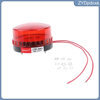 luz de advertencia de emergencia led roja/lámpara de advertencia de señal de polvo a prueba de agua ac220v