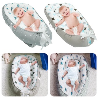 Bebé reclinable cama de bebé bebé dormir cabina desmontable cómodo bebé recién nacido niños (1)