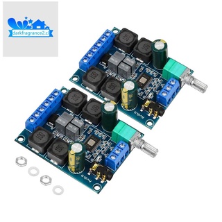 2Pcs Digital Amplifier Board,TPA3116D2 Dual Channel Audio Stereo AMP High Power Digital Subwoofer Power Amplifier Board