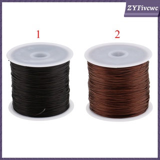 2pcs Crystal Black Elastic Wig Thread Beading Jewelry Bracelet DIY String 65Yard (5)