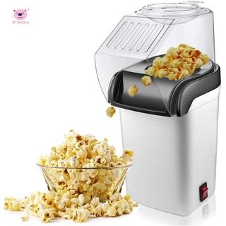 air popcorn popper maker, máquina eléctrica de palomitas de aire caliente de 1200w, enchufe de la ue sin aceite