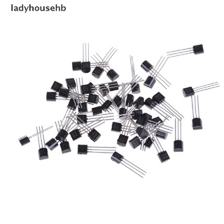 ladyhousehb 50 unids/set transistor npn negro bc547 bc547b 0.1a/45v venta caliente