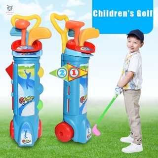 Niños Golf Club Conjunto Colorido Mini Juguete Al Aire Libre Interior Pequeño Entrenamiento E Juego De Deporte