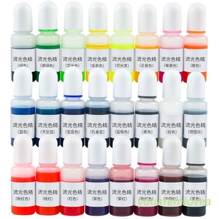 youar 24 colores super brillante resina pigmento kit transparente epoxi resina uv colorante colorante (1)