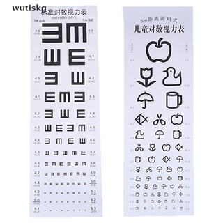 Wutiskg Wallmounted Waterproof Eye Chart Testing Cahrt Visual Testing Chart for Hospital CL