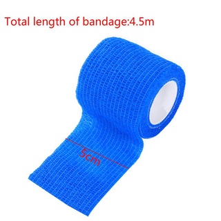 6 PCS First Aid Self-Adhesive Elastic Bandage Gauze Tape (Blue, 5cm) (4)