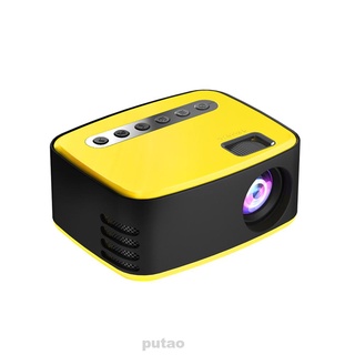 Dormitorio ABS multifuncional de mano luz LED USB portátil película reproductor de vídeo Mini proyector