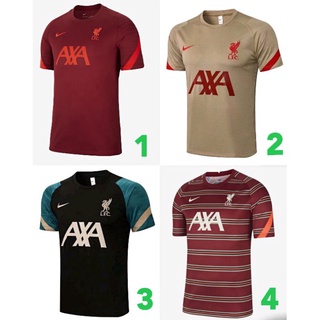 Jersey/camiseta de entrenamiento de alta calidad y Liverpool AXA 21/22