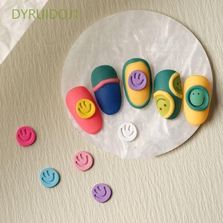 Dyruidoj1 lindos botones De sonriente 3d Bonecho japonés/joyería Para Arte De uñas/cara sonriente/Multicolorido