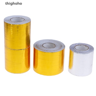 thighoho tubo de escape de papel de aluminio de alta temperatura envoltura cinta reflectante calor escudo cl
