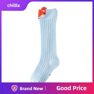 Chilllx 1 par de calcetines de bebé de algodón repelente de mosquitos calcetines de tubo delgado sobre la rodilla calcetines para 0-3 años (3)