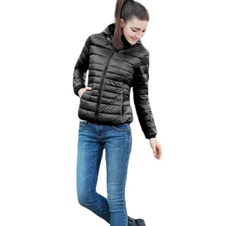 im mujeres caliente invierno cremallera abrigo con capucha de manga larga Outwear chaquetas sección delgada (4)