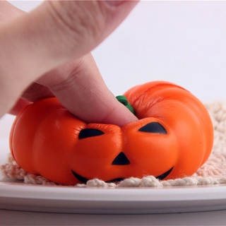 Halloween Soft Pumpkin Cartoon Squishy Slow Rising Squeeze Toy Phone Straps