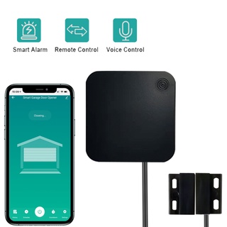 Abridor de puertas de garaje inteligente Wifi interruptor APP Control de Audio contraseña Control de tiempo Real Monitor de trabajo con Alexa Siri vida inteligente (8)