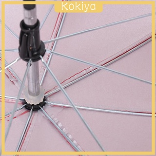 [Kokiya] sombrilla para bebé cochecito paraguas Parasol toldo cochecito cochecito cochecito UV lluvia blanco