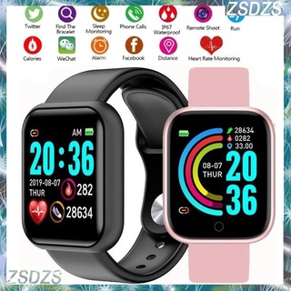 Smartwatch y68 android sports smart watch monitor De Frecuencia Cardíaca