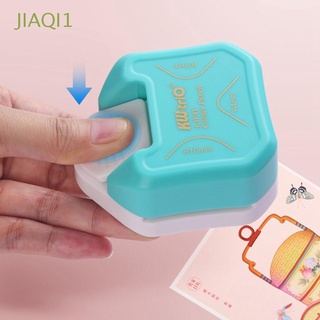 Jiaqi1 3 en 1 perforadora De Papel durable Mini manualidades para manualidades esquinas redondas/multicoloridas