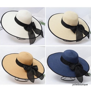 jul: gorra de ala grande para mujer, diseño de verano, playa, sombrero de paja, cinta de paja, moda