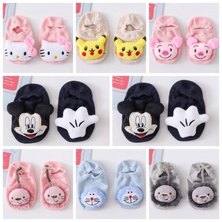 [0-6 años] calcetines para niños recién nacidos con caricatura de Mickey/gatito/Pikachu/regalo