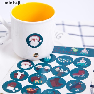 minki 160 unids/lote lindo de dibujos animados pegatinas de navidad paquete de regalos pegatinas decorativas.
